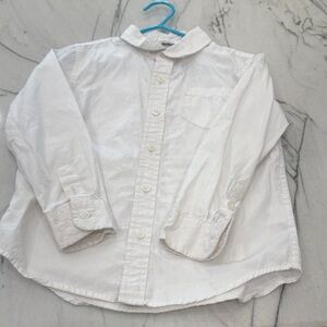 Janie and Jack White Button Down Shirt